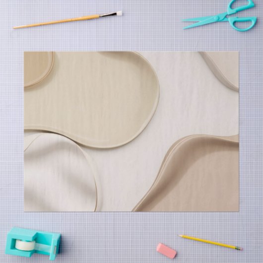 Weefselpapier in stijlvolle abstracte vormgeving tissuepapier (Craft)