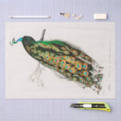 WEEFSELPAPIER:  INDIAN PEACOCK CHART TISSUEPAPIER (Craft)