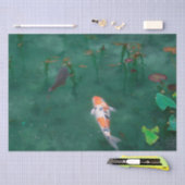 WEEFSELPAPIER : JAPANESE WOODBLOCK : KOI TISSUEPAPIER (Craft)