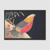 WEEFSELPAPIER : JAPANESE WOODBLOCK TISSUEPAPIER (Voorkant)