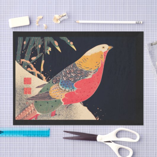 WEEFSELPAPIER : JAPANESE WOODBLOCK TISSUEPAPIER (Craft)