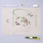 WEEFSELPAPIER : JAPANS : TEAPOT ONTWERP VANAF 1910 TISSUEPAPIER (Craft)