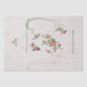 WEEFSELPAPIER : JAPANS : TEAPOT ONTWERP VANAF 1910 TISSUEPAPIER (Voorkant)