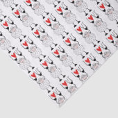 Weefselpapier "Jehovah is LOVE" Tissuepapier (Detail)