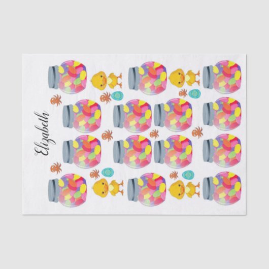 Weefselpapier Jellybeans Tissuepapier (Voorkant)
