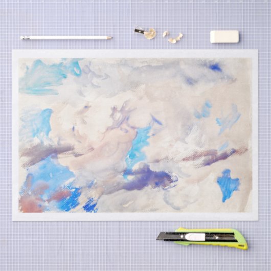 WEEFSELPAPIER: JOHN SINGER SARGENT: SKY TISSUEPAPIER (Craft)