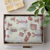 Weefselpapier Jonge cowboy en paard Tissuepapier (Geschenk)