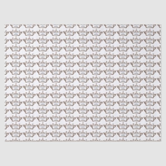 Weefselpapier "Kalm houden en Pioneer" Tissuepapier (Voorkant)