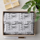 Weefselpapier Kersthert grappige illustratie Tissuepapier (Geschenk)