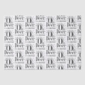 Weefselpapier Kersthert grappige illustratie Tissuepapier (Voorkant)