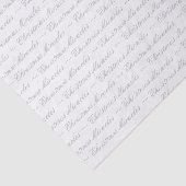 Weefselpapier, kerstmantels, zilver tissuepapier (Detail)