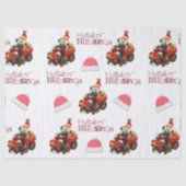 Weefselpapier  kerstvakantiezegeningen tissuepapier (Voorkant)