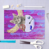 Weefselpapier Keukenvis - Botten voor visverzorgin Tissuepapier (Craft)