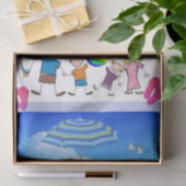 Weefselpapier Kiekenband Octopus Tissuepapier (Geschenk)