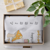 Weefselpapier kikker uit ribbit paddenstoel Happy Tissuepapier (Geschenk)