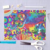 Weefselpapier kleurig fornuis tissuepapier (Craft)
