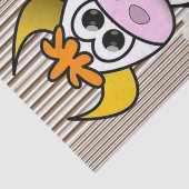 Weefselpapier Koe bruine streep Tissuepapier (Detail)