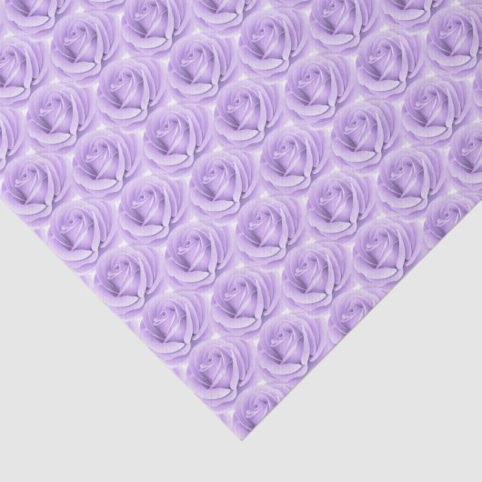 Weefselpapier-lavender-Rozen Tissuepapier (Detail)