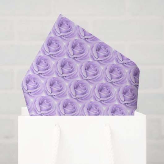 Weefselpapier-lavender-Rozen Tissuepapier (Cadeauzakje)