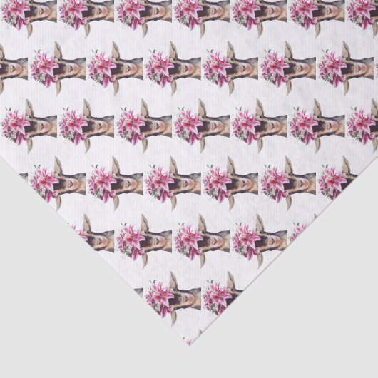 Weefselpapier - Lilly the Goat Tissuepapier (Detail)