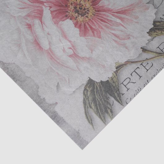 Weefselpapier - loskoppeling naar Frans Shabby Chi Tissuepapier (Detail)