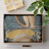 WEEFSELPAPIER : MADONNA & CHILD : 1942 TISSUEPAPIER (Geschenk)