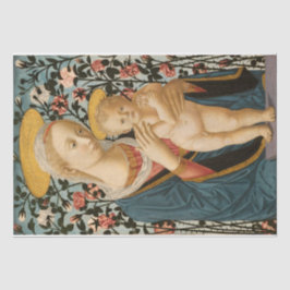 WEEFSELPAPIER : MADONNA & CHILD : 1942 TISSUEPAPIER