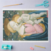 WEEFSELPAPIER : MADONNA & CHILD : VENEZIANO : 1461 TISSUEPAPIER (Craft)
