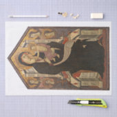 WEEFSELPAPIER : MADONNA EN KIND MET VIER ANGELS TISSUEPAPIER (Craft)