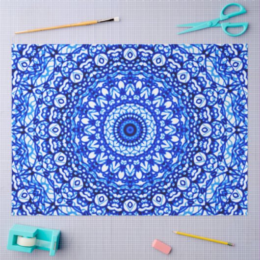 Weefselpapier Mandala Mehndi Style G403 Tissuepapier (Craft)