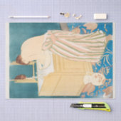 WEEFSELPAPIER : MARY CASSATT : VROUW BATHERT TISSUEPAPIER (Craft)