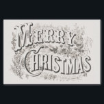 WEEFSELPAPIER : MERRY CHRISTMAS ILLUSTRATION TISSUEPAPIER<br><div class="desc">WEEFSELPAPIER : VINTAGE CHRISTMAS : MERRY CHRISTMAS</div>