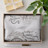 WEEFSELPAPIER : MERRY CHRISTMAS ILLUSTRATION TISSUEPAPIER (Geschenk)