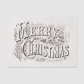 WEEFSELPAPIER : MERRY CHRISTMAS ILLUSTRATION TISSUEPAPIER (Voorkant)
