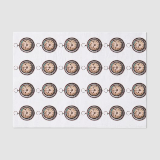 Weefselpapier met Afbeelding van de oude poot Tissuepapier (Voorkant)