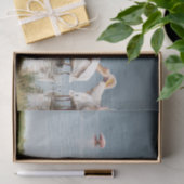 Weefselpapier met Afbeelding van pelikanen die ete Tissuepapier (Geschenk)