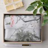 WEEFSELPAPIER MET ANGEL EN VOGELS TISSUEPAPIER (Geschenk)