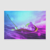 Weefselpapier met Baby Zeemeermin Tissuepapier (Voorkant)