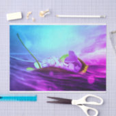 Weefselpapier met Baby Zeemeermin Tissuepapier (Craft)