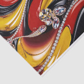 Weefselpapier met Belgische kleuren design Tissuepapier (Detail)