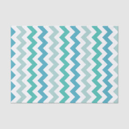 Weefselpapier met blauw Chevron Pattern Tissuepapier
