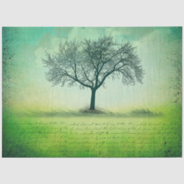 Weefselpapier met boomstructuur tissuepapier