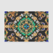 Weefselpapier met Braziliaanse kleuren ontwerp Tissuepapier (Voorkant)