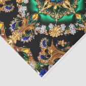 Weefselpapier met Braziliaanse kleuren ontwerp Tissuepapier (Detail)