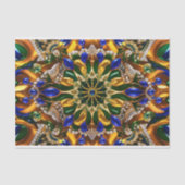 Weefselpapier met Brazilië kleuren ontwerp Tissuepapier (Voorkant)