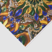 Weefselpapier met Brazilië kleuren ontwerp Tissuepapier (Detail)