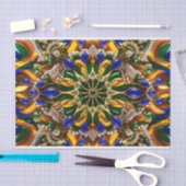 Weefselpapier met Brazilië kleuren ontwerp Tissuepapier (Craft)