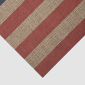 Weefselpapier met bruine canvas vlag van de Vereni Tissuepapier (Detail)