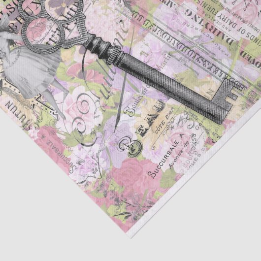 Weefselpapier met butterfly-toets tissuepapier (Detail)