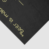 Weefselpapier met citaat van Martin Luther Tissuepapier (Detail)